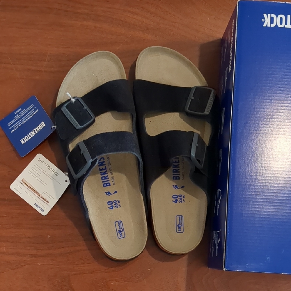 Birkenstock Arizona Midnight 40 Narrow NWT